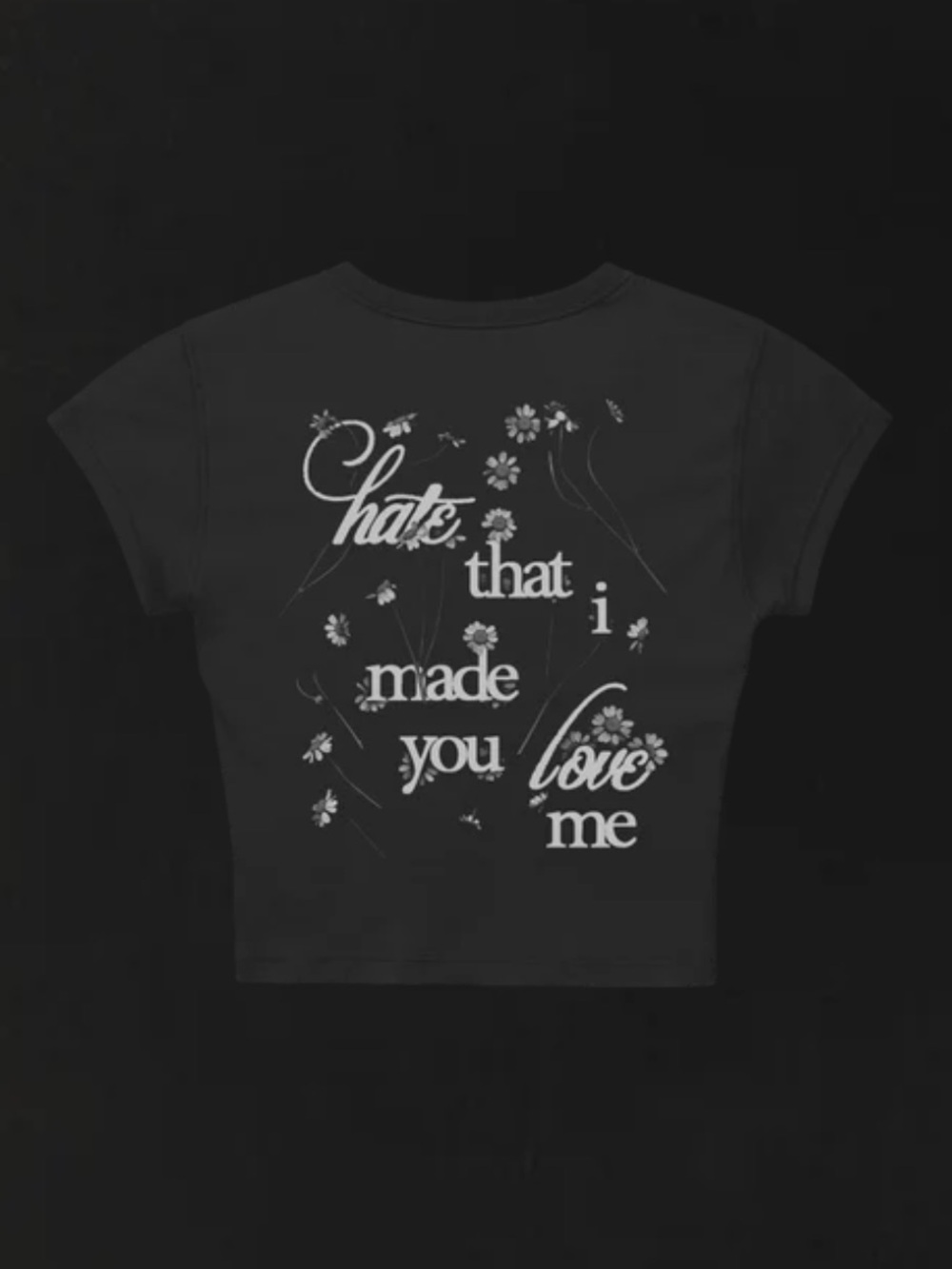 Ariana Grande Petal Hate That I Made You Love Me Baby Tee